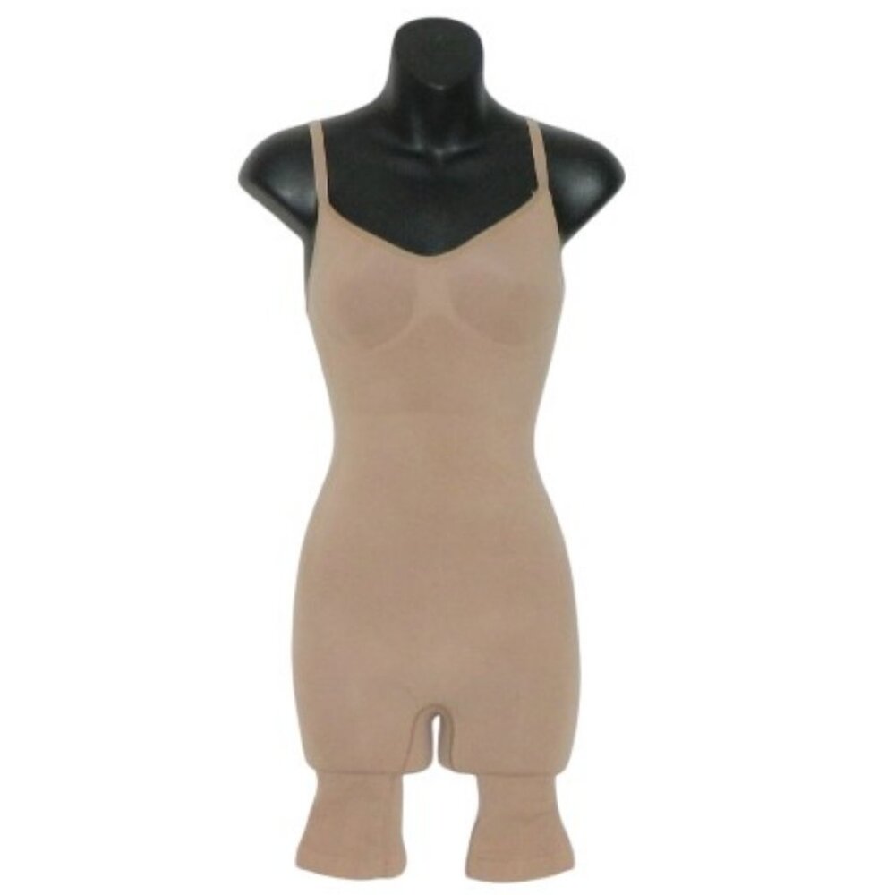 SKIMS Shapewear Mid Thigh Seamless Clay Bodysuit Kim Kardashian Size 2XS